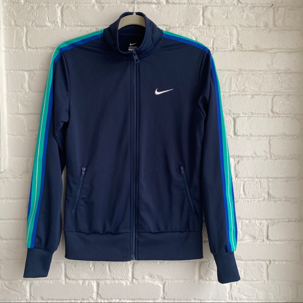 Nike Zip Up Track Jacket Sz Medium